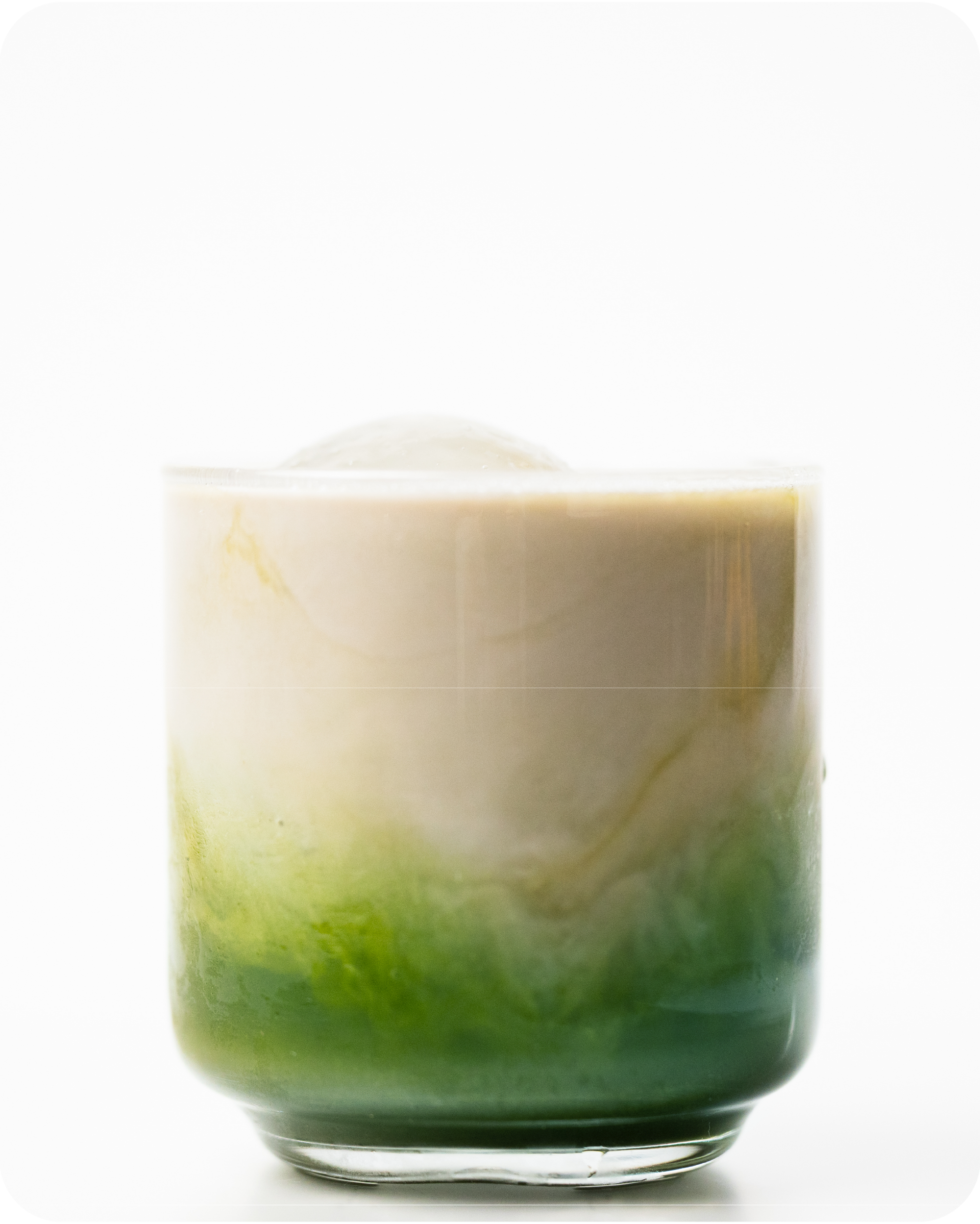 Vanilla oat milk + matcha 