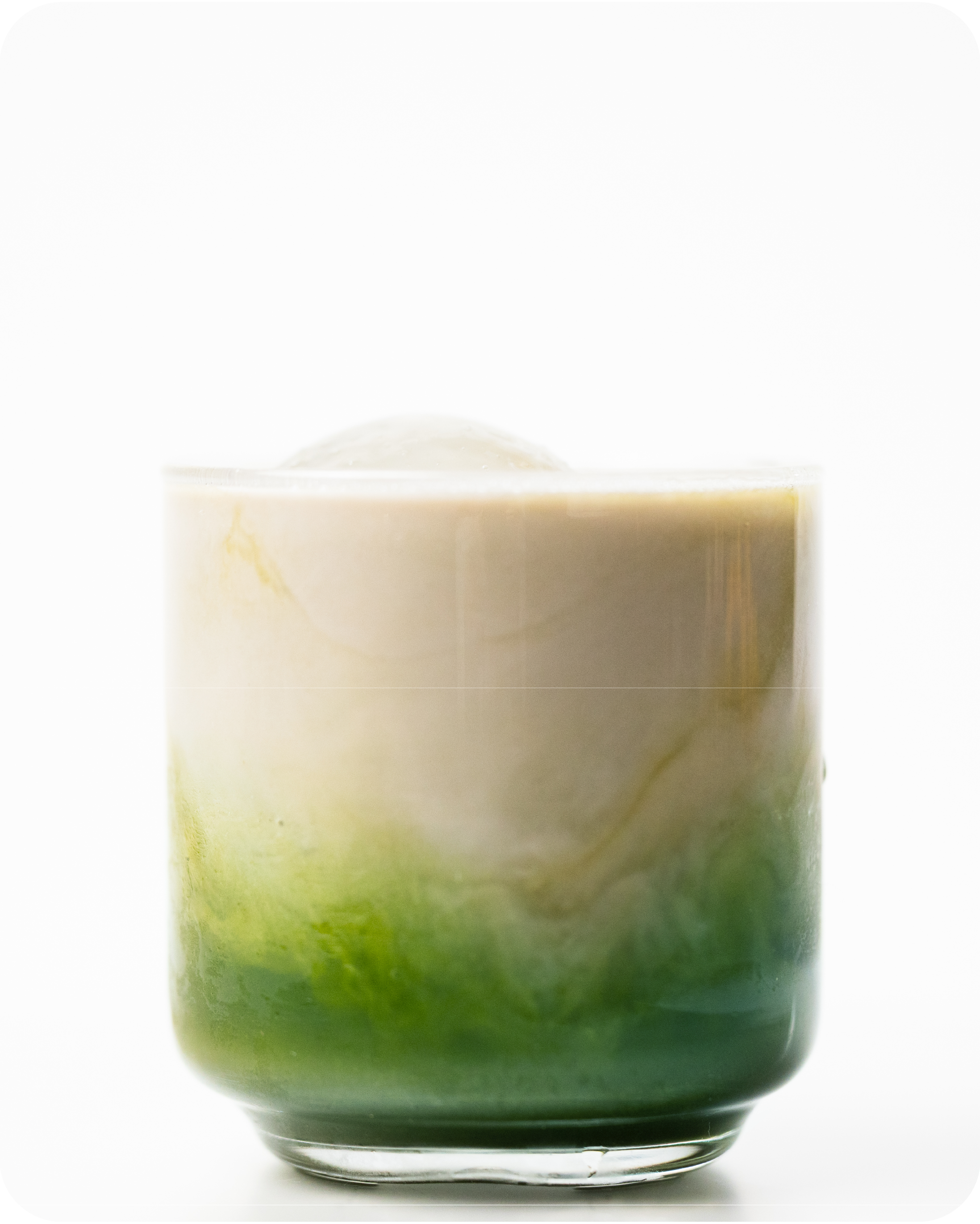 Vanilla oat milk + matcha 